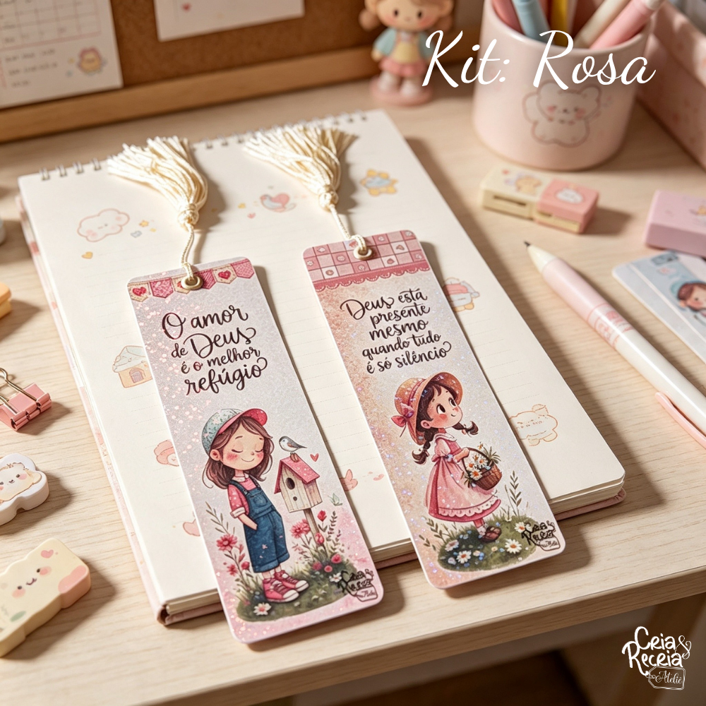 Kit Marca Páginas - Coleção "Sua Promessa" - Imagem 5