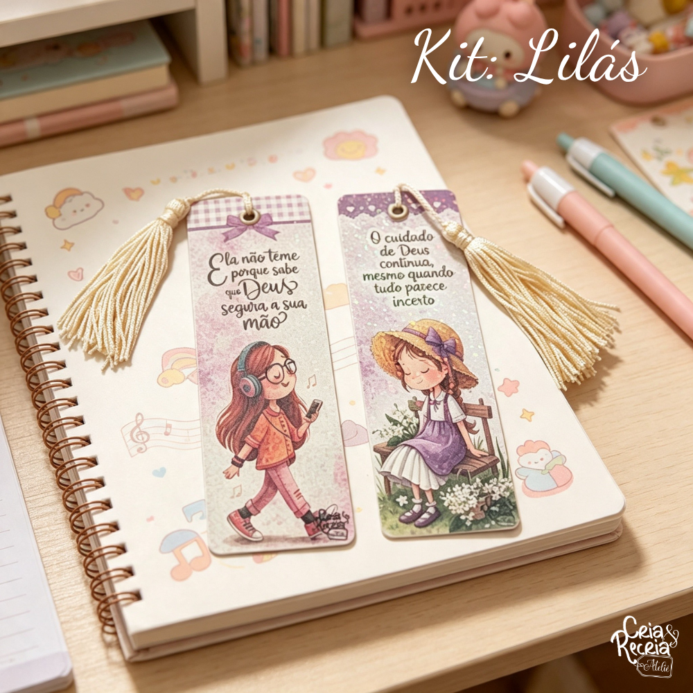 Kit Marca Páginas - Coleção "Sua Promessa" - Imagem 3