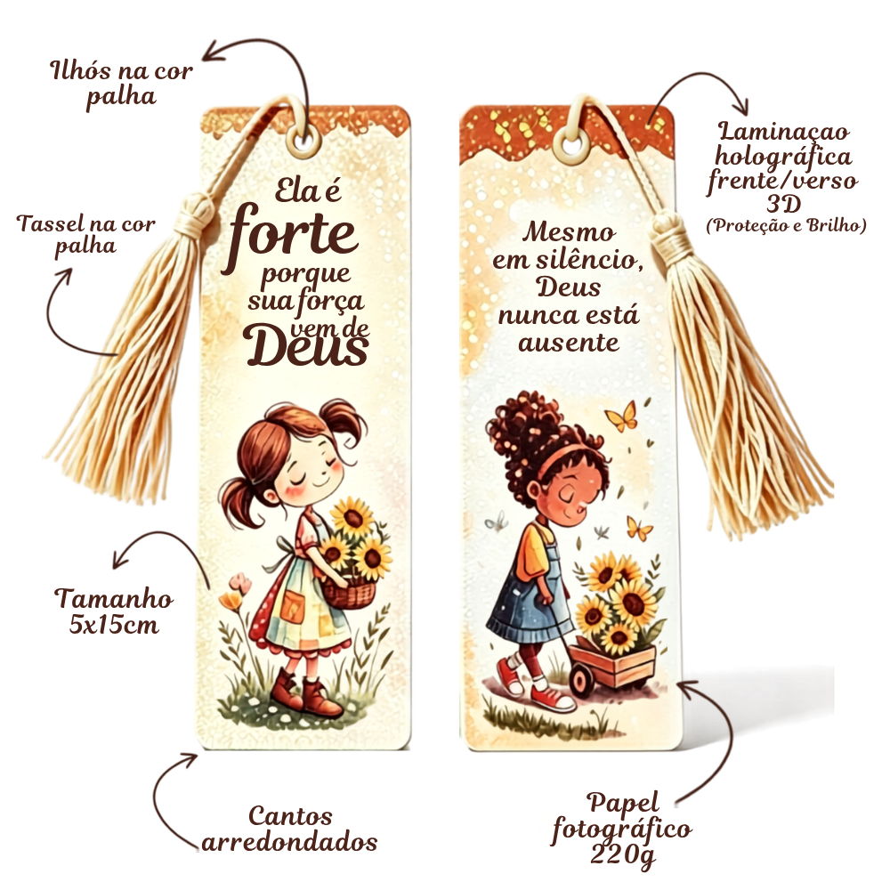 Kit Marca Páginas - Coleção "Sua Promessa" - Imagem 7